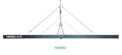 migro array 5x5 dimbare full spectrum led kweeklamp indoor grow zelt