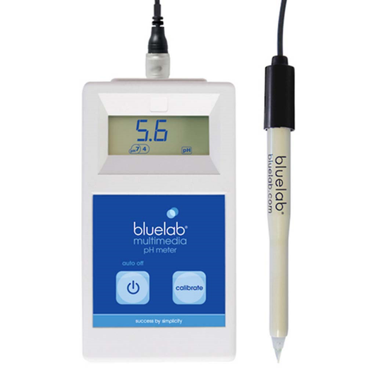 Bluelab Monitor Multimedia pH Meter (inclusief probe) – Nauwkeurige pH-controle voor elk medium