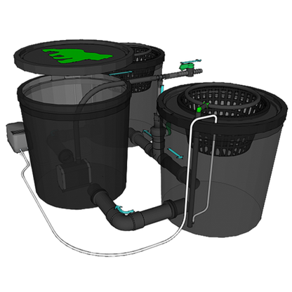 Growrilla RDWC Hydroponic Systems Oxy Ring 2 Buckets file