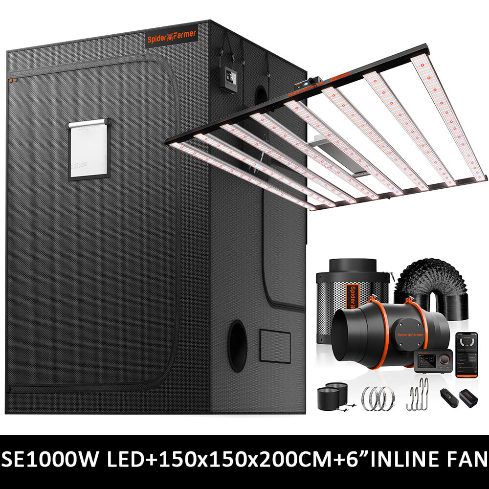 spider farmer se1000w complete grow tent kit | se1000w complete grow tent kit | se1000w vollständiges grow tent set