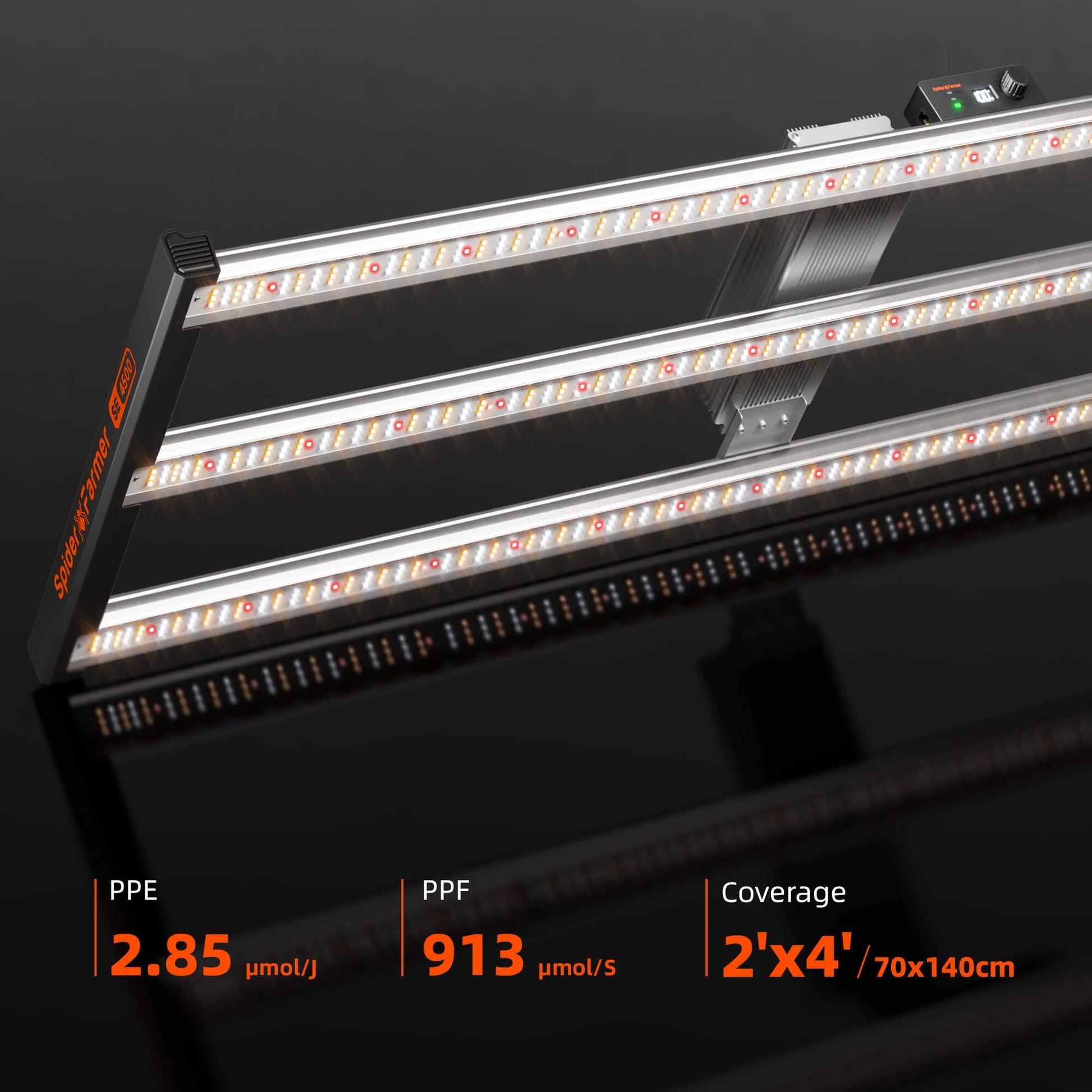 spider farmer se4500 energiezuinige dimbare led grow lamp voor binnenplanten