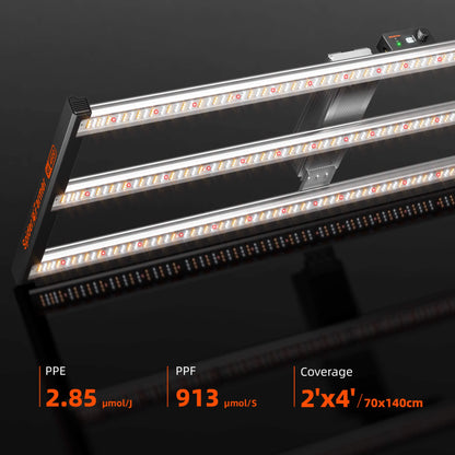 spider farmer se4500 energiezuinige dimbare led grow lamp voor binnenplanten