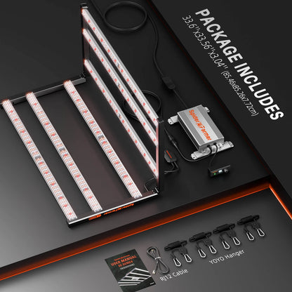 spider farmer se5000 energiezuinige kweeklamp full spectrum hydroponics