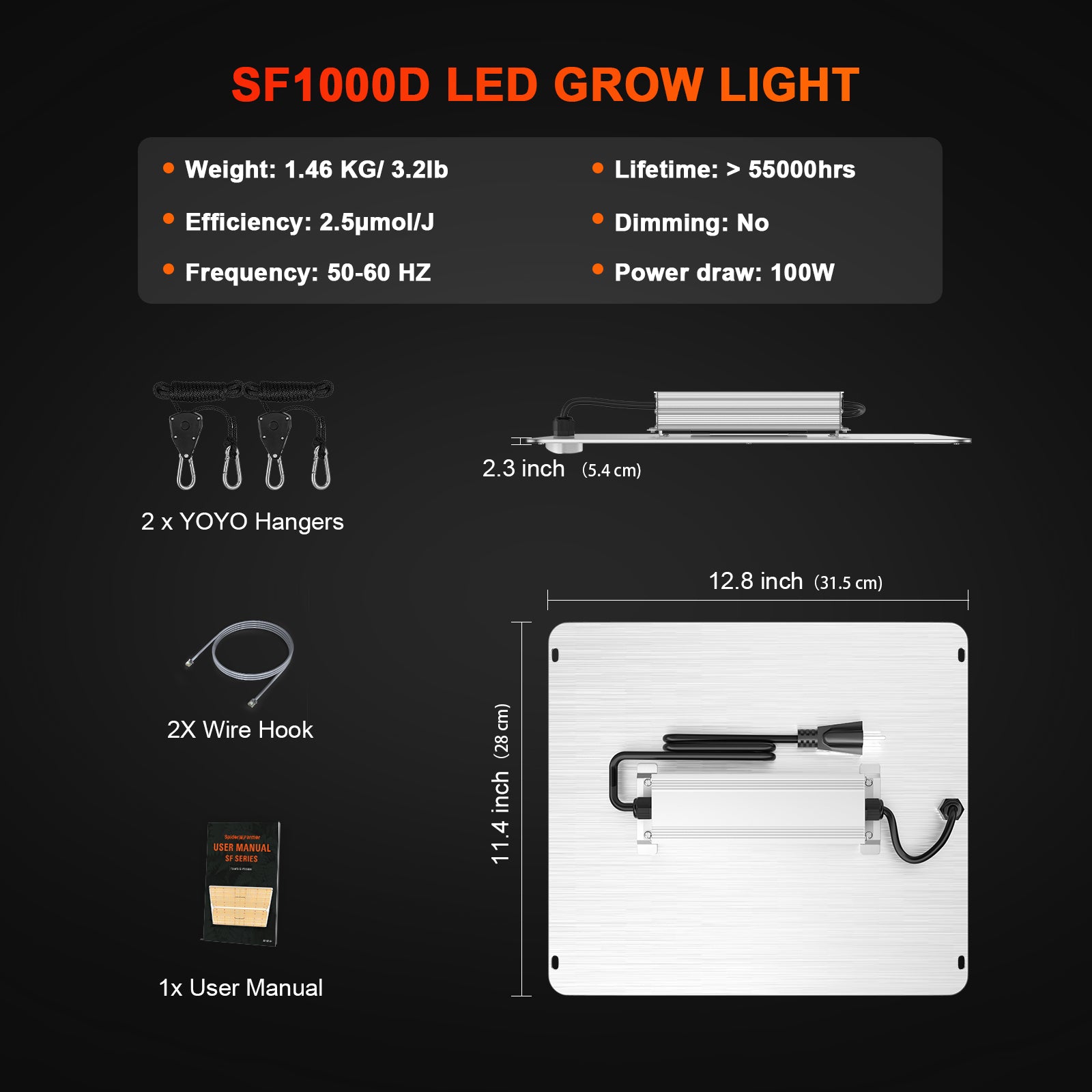 spider farmer sf1000d budget groeilamp | budget sf1000d grow light | budget sf1000d pflanzenlampe