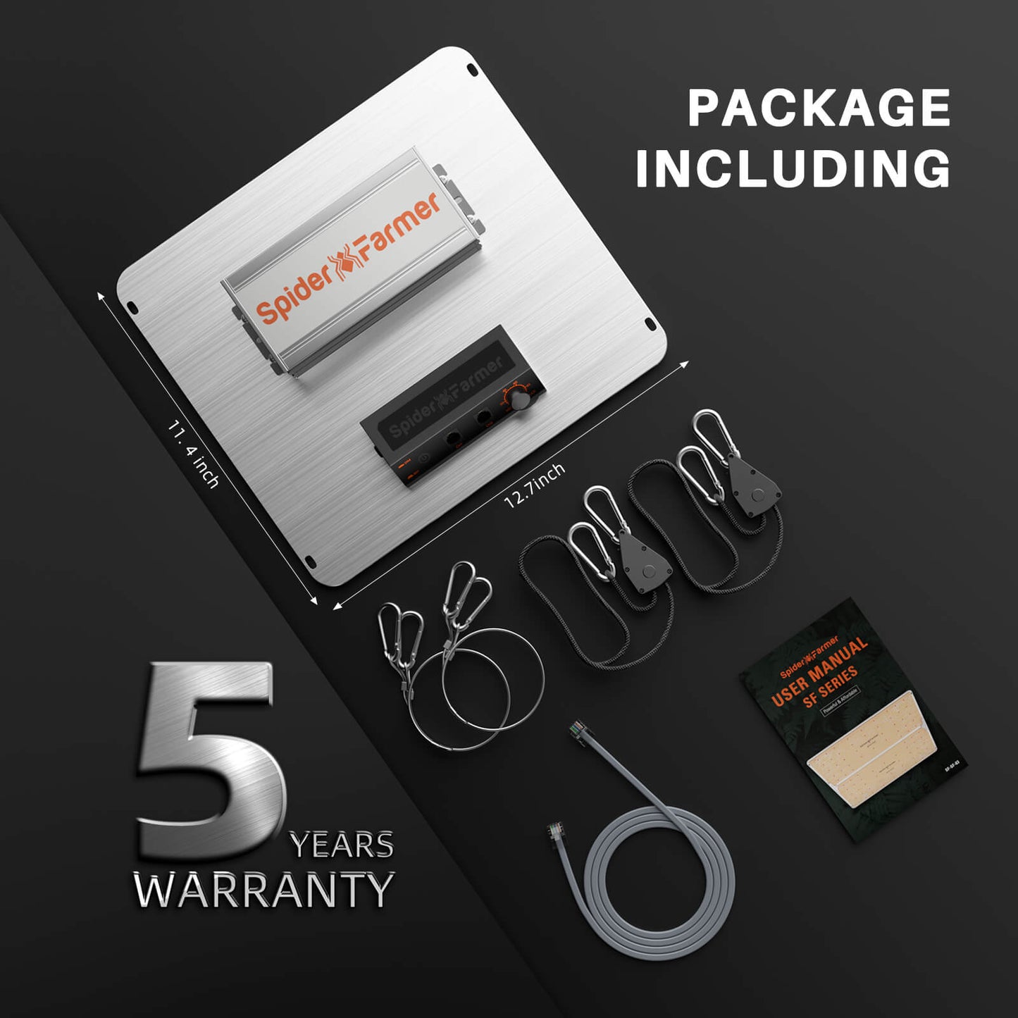 spider farmer sf1000 evo dimbare full spectrum led grow light kweekapparatuur