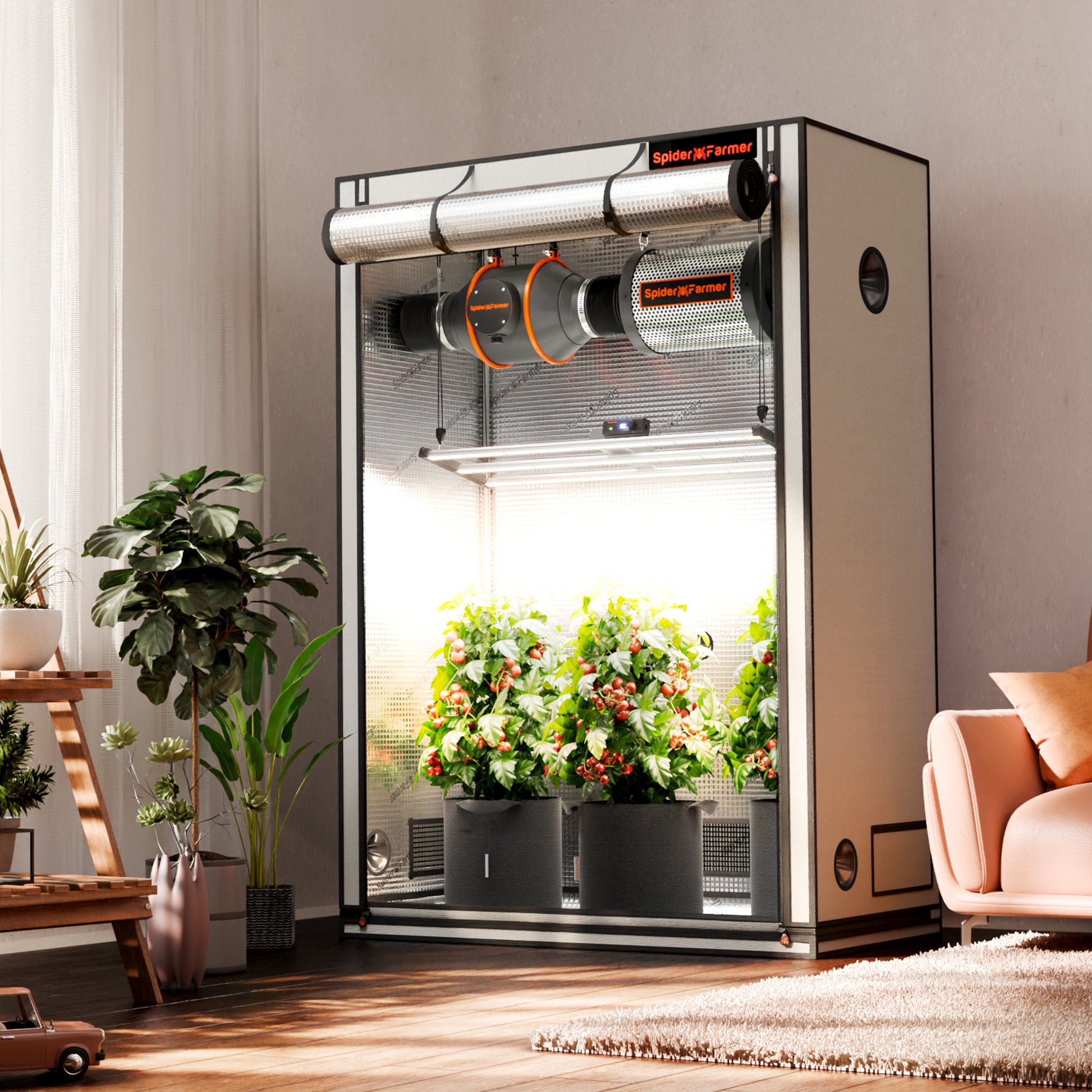 2000D lichtdichte kweektent | Lightproof 2000D grow tent | Lichtdichtes 2000D Growzelt