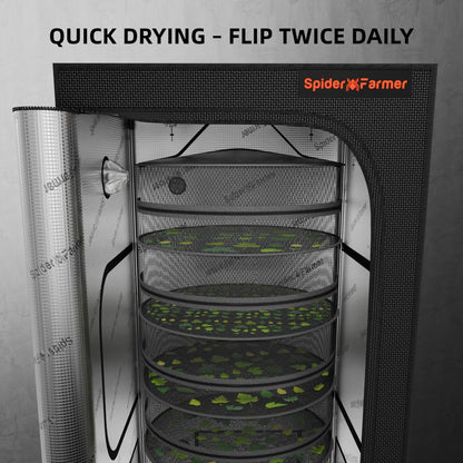 spider farmer drying rack kit – kruiden droogrek – Kräutertrockner Set