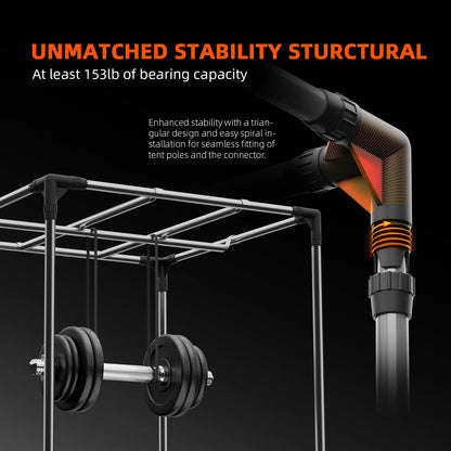 spider farmer 70x70x160cm grow tent voor led kweeklampen indoor plants