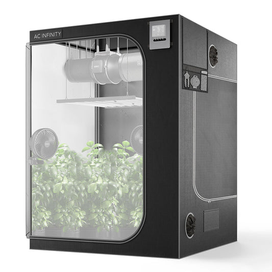 AC Infinity CLOUDLAB 866 – Advance Grow Tent 5x5, 2000D Diamond Mylar Canvas, 150 cm x 150 cm x 200 cm