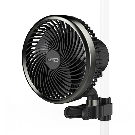 AC Infinity CLOUDRAY S6 – Grow Tent Clip Fan 150 mm met 10 Snelheden, EC-Motor, Auto Oscillation