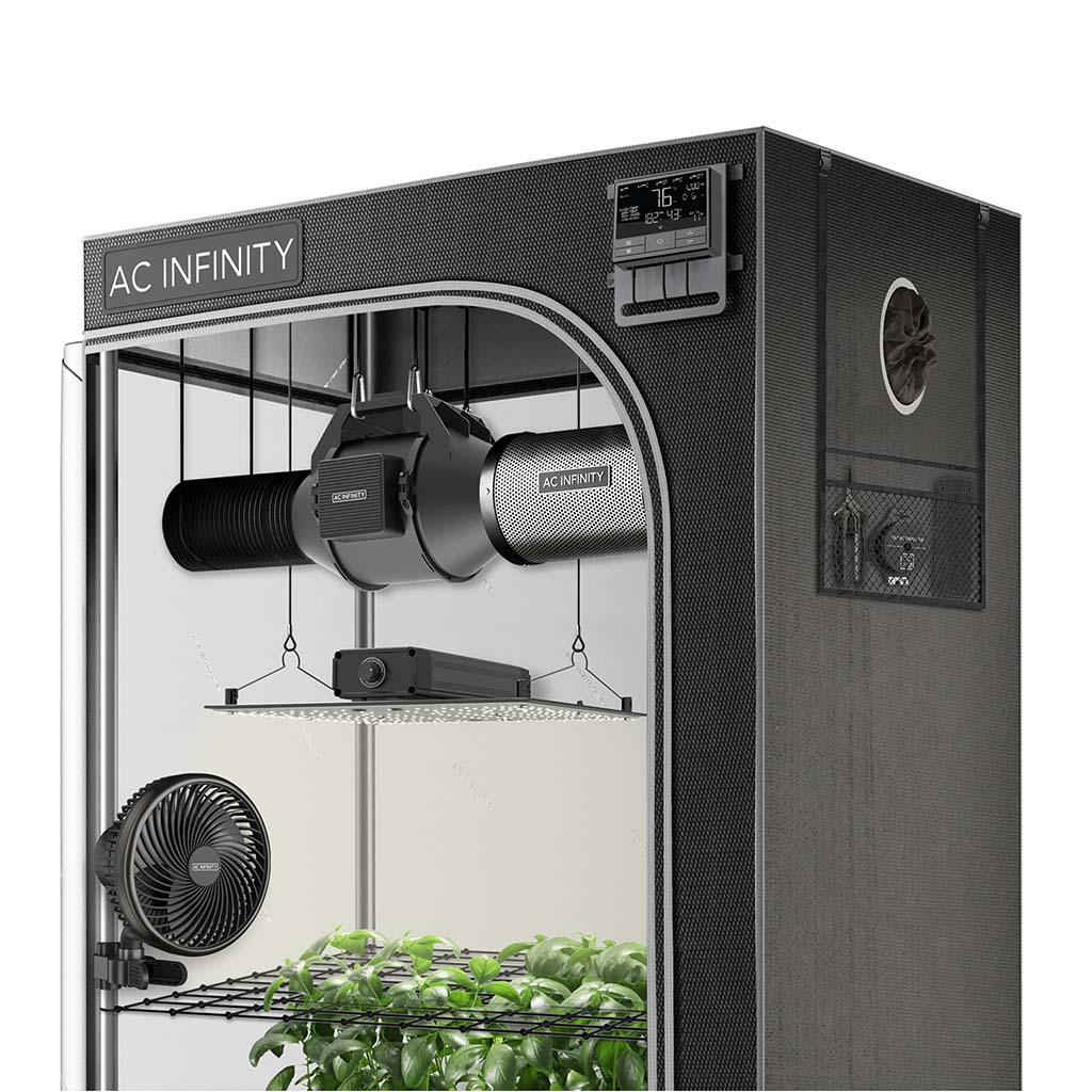 ac infinity grow tent kit 60x60x180 kweektent grow tent kit wifi integration