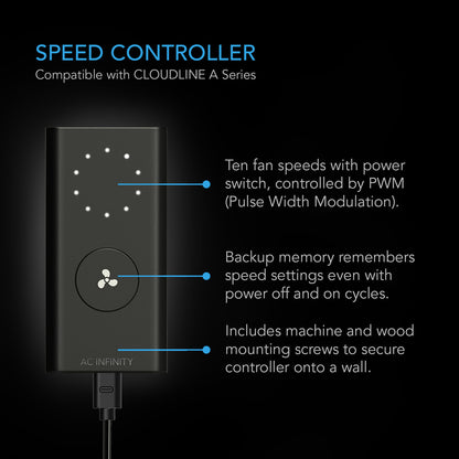 AC Infinity Air Filtration Kit 100 mm, Inline Fan with Speed Controller, Carbon Filter & Ducting Combo