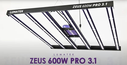 lumatek zeus pro 600 watt led kweeklamp indoor grow light pflanzenzucht