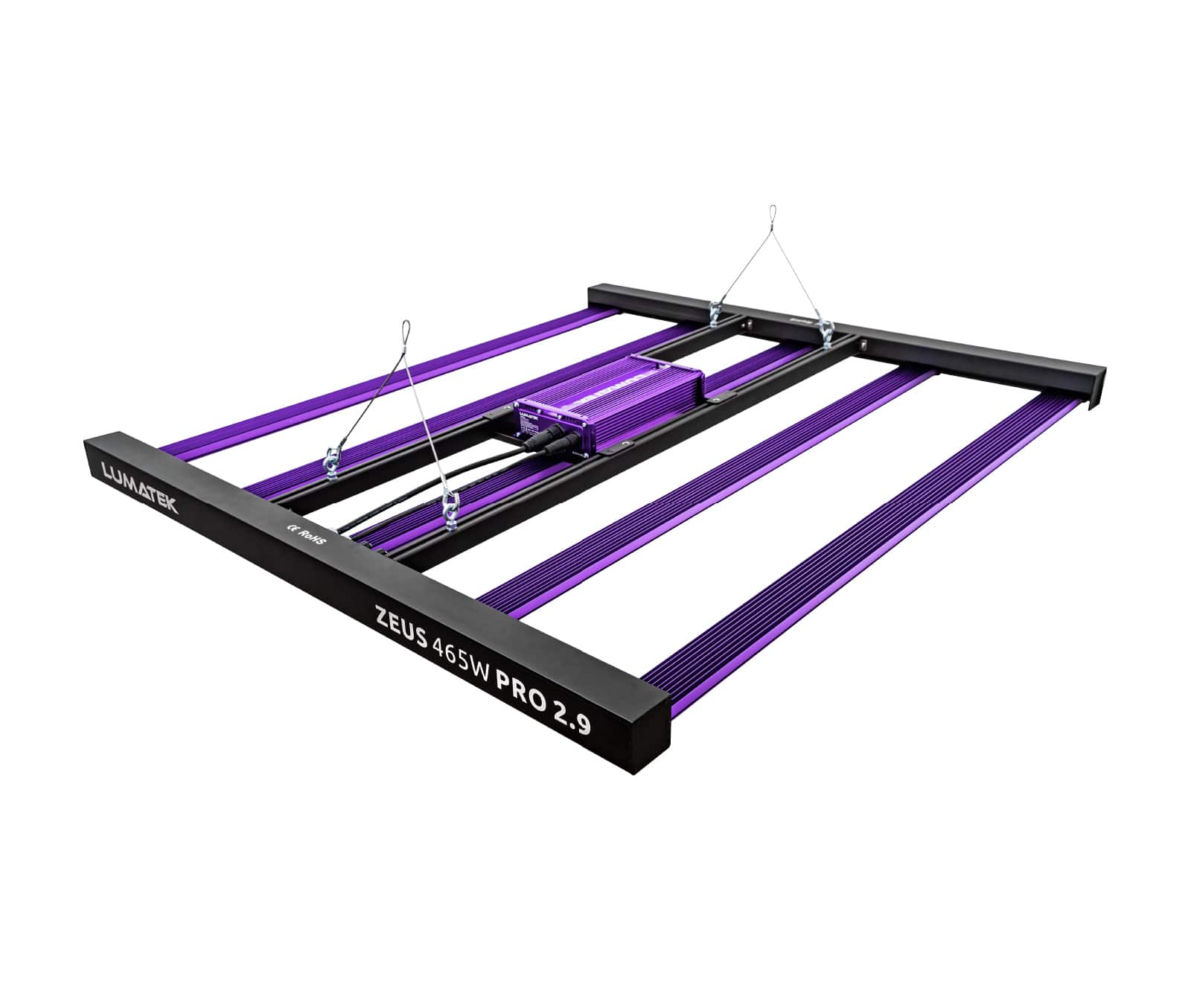 lumatek zeus pro compact 465w led kweeklamp grow light pflanzenlampe 2.9 µmol/j