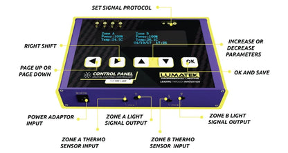 Lumatek Digital Panel 2.0 (LED & HID) gebruiksaanwijzing
