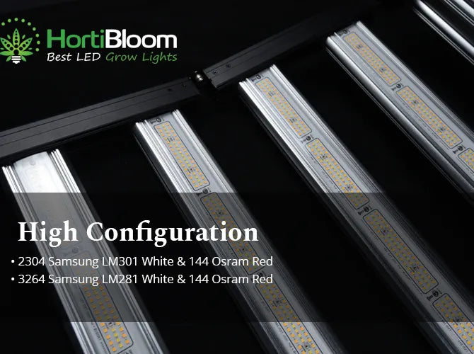 hortibloom mega enfold 720w dimbare led grow light kweekapparatuur pflanzen