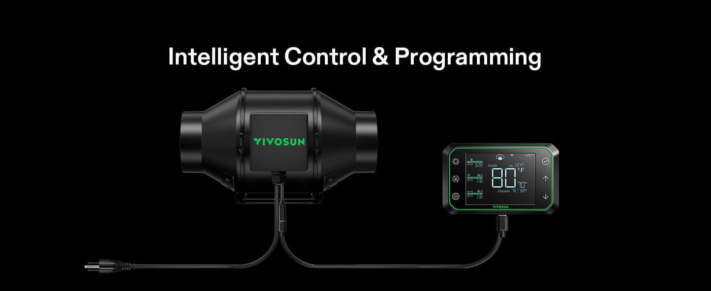 vivosun aerozesh g4 e42a sterke ventilator 4 inch grow tent fan