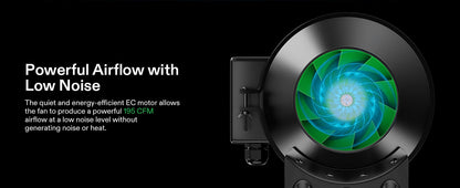 vivosun aerozesh g4 e42a air circulation ventilation kit indoor pflanzenzelt