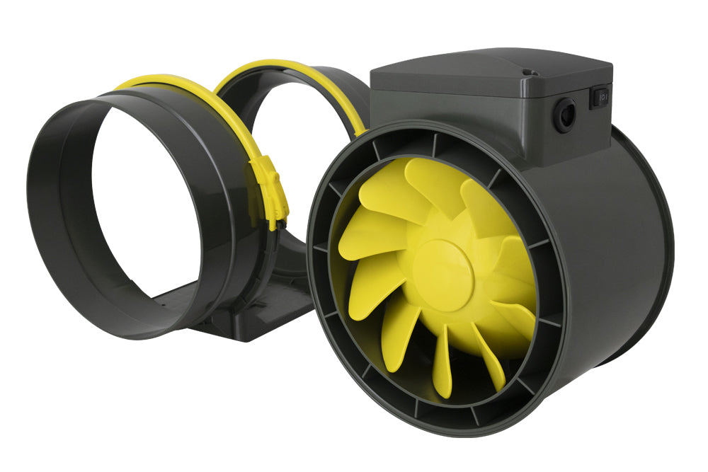 125mm inline ventilator met koperen motor voor middelgrote tent / 125mm inline fan with copper motor for medium grow tent / 125mm Inline Ventilator mit Kupfermotor für mittleres Growzelt