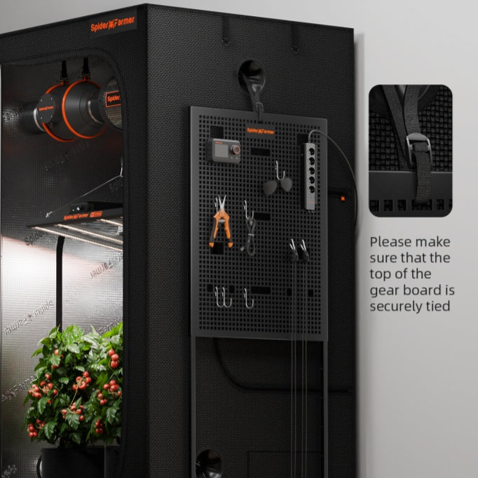 spider farmer gearboard – kabelbeheer wandmontage – Kabelmanagementplatte Pflanzenzucht