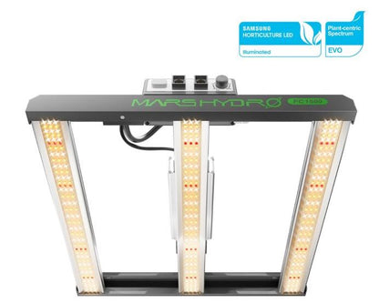 mars hydro fc1500 evo dimbare led kweeklamp full spectrum smart grow light