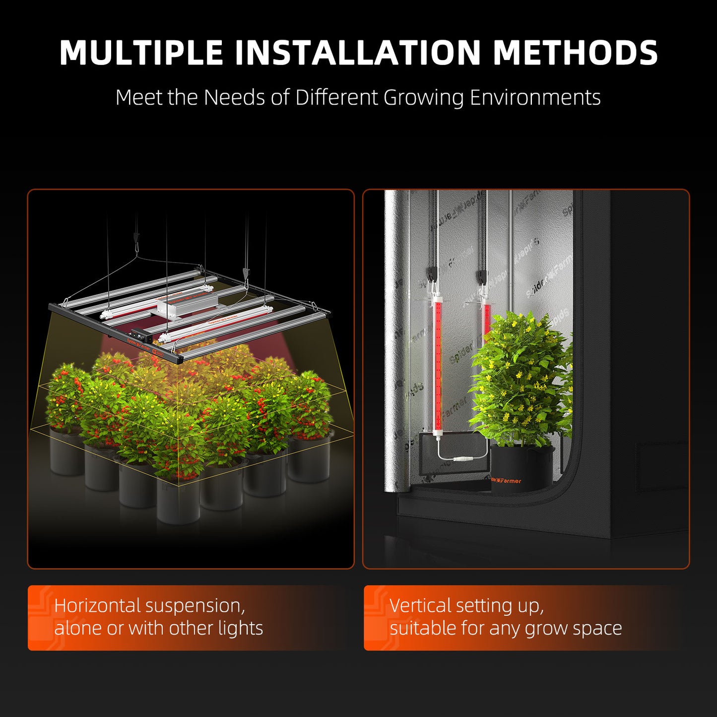 Spider Farmer red spectrum addon lamp | Red spectrum supplement bar | Supplementlampe Rotlichtspektrum