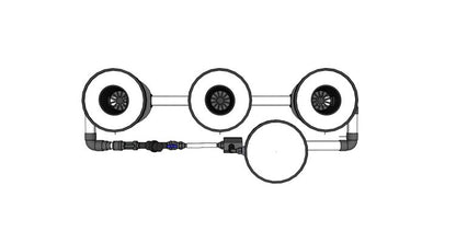 growrilla rdwc pro 3 in-line buckets kweeksysteem hydroponik system