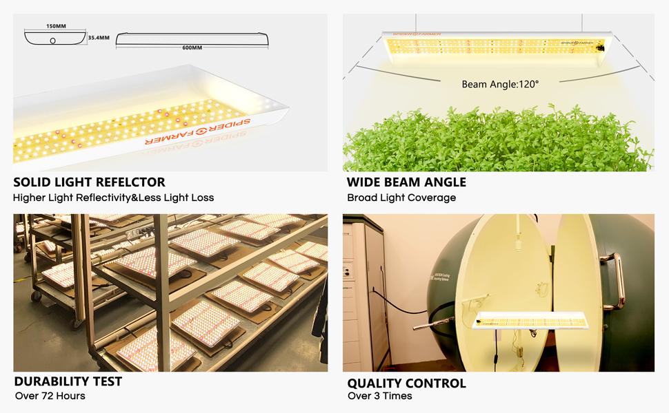 Spider Farmer SF300 33W 2,3 µmol/J LED Grow Light