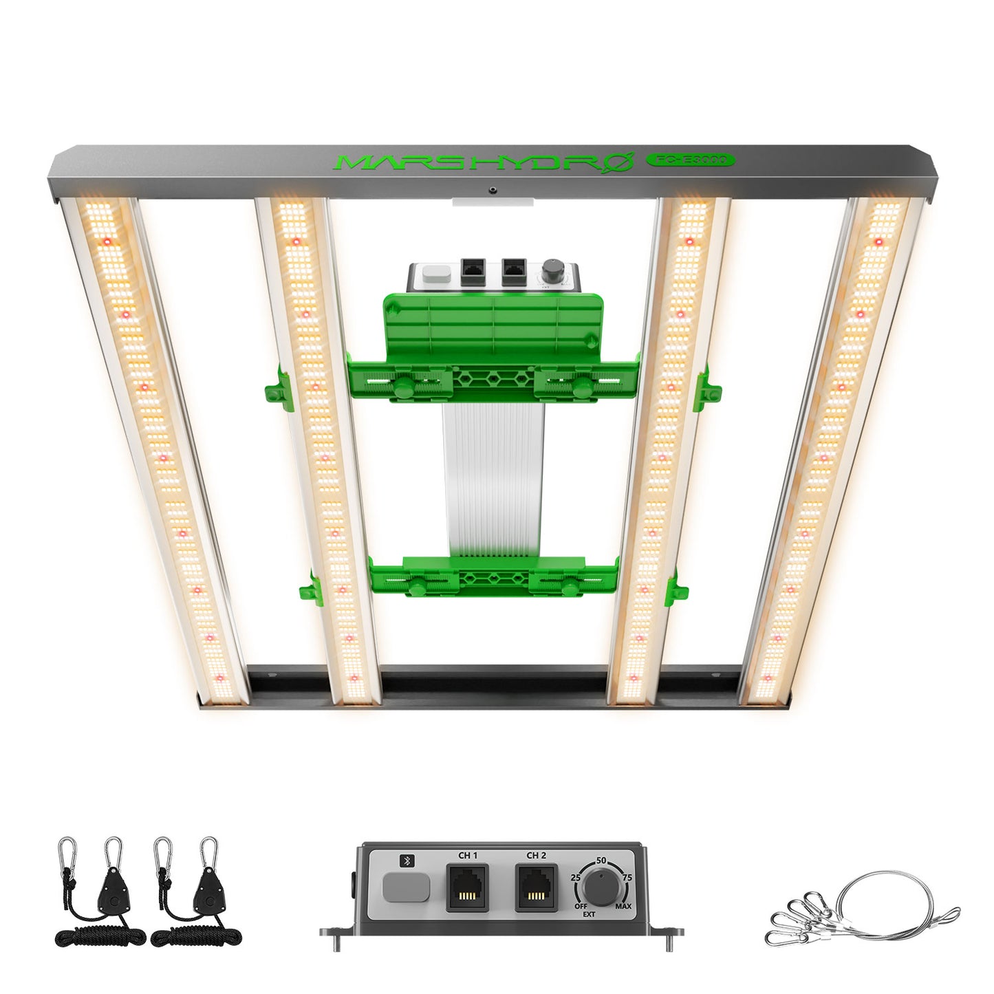 Mars Hydro FC E 3000 – 2,8 µmol/J dimbar Full Spectrum LED Kweek-lampa