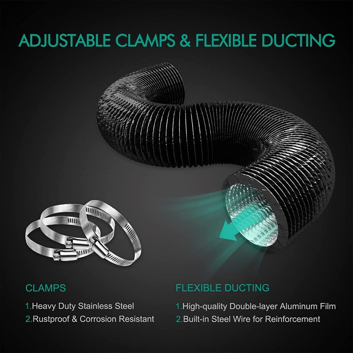 mars hydro fc3000 slimme kweektent kit 100x100x180 cm ventilatie en speed controller