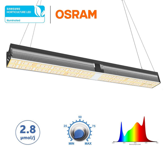 Mars Hydro SP6500 – 3,3 µmol/J dimbar Full Spectrum LED Kweek-lampa