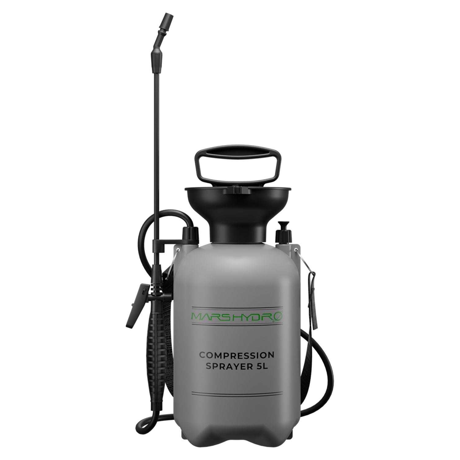 Mars Hydro 5L handdrukspuit voor kweektent en tuin, 1.35 gallon pump pressure sprayer with lance and shoulder strap, Drucksprüher für Growbox und Garten