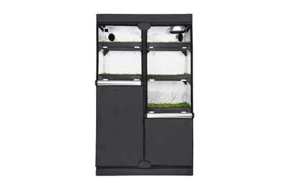 Garden HighPro PROBOX XL stek tent met metalen frame en meerdere kweekniveaus / Garden HighPro PROBOX XL cloning tent with metal frame and multi level propagation / Garden HighPro PROBOX XL Stecklingszelt mit Metallrahmen und Ebenen