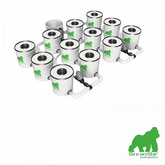 Growrilla (R)DWC PRO Hydroponic System – 12 behållare