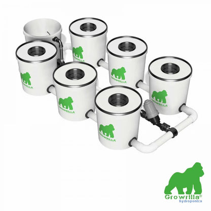 growrilla rdwc pro 6 potten hydroponic systeem 6 pot deep water culture