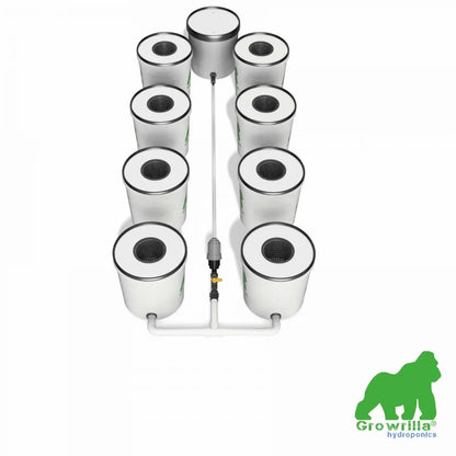 growrilla rdwc 2.0 hydroponisch systeem 8 potten hydroponic rdwc