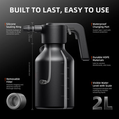 Elektrische druksproeier voor hydrocultuur – electric pressure sprayer hydroponic – elektrische Drucksprüher Hydrokultur